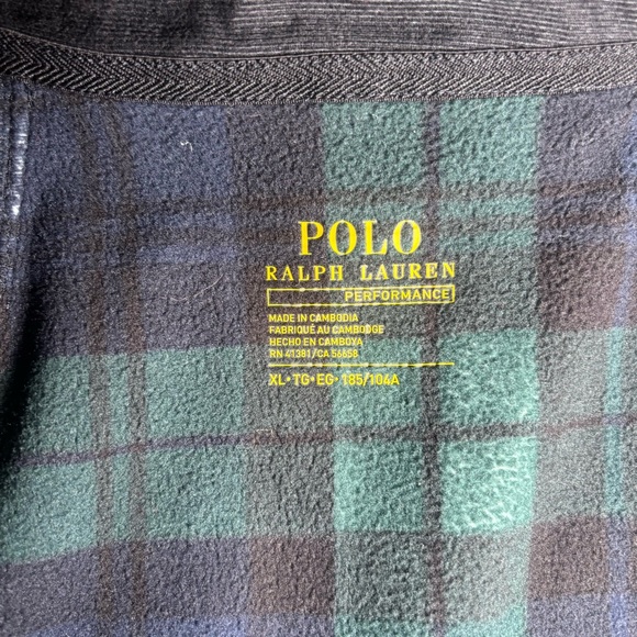 Polo Ralph Lauren Performance Soft Shell Vest XL Black Fleece Lined Full Zip - Picture 4 of 16